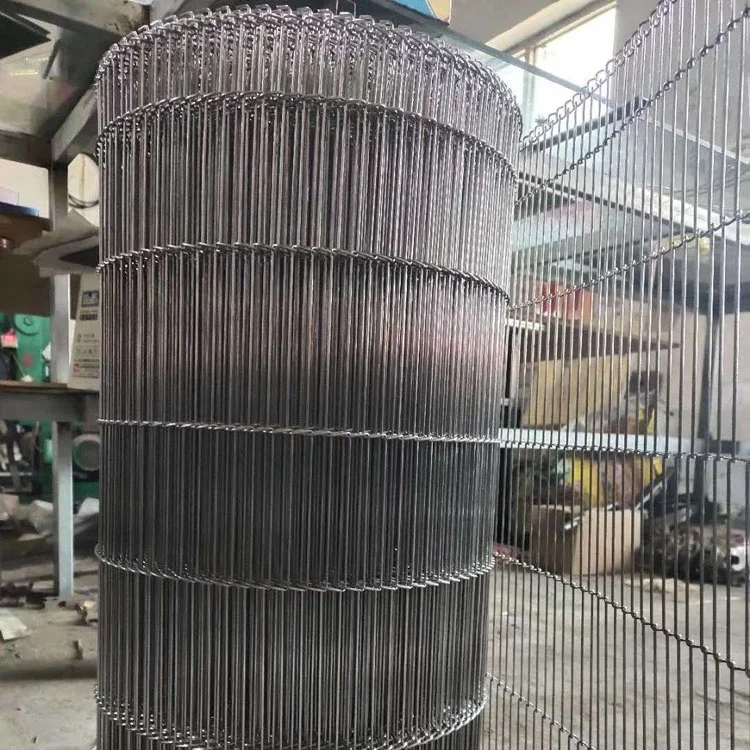 Термостойкая плоская Гибкая проволочная сетчатая конвейерная лента из нержавеющей стали 304 для шоколадных конфет