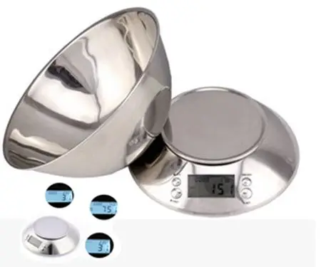 Digital Food Kitchen Scale 5kg 1g Capacity With Bowl