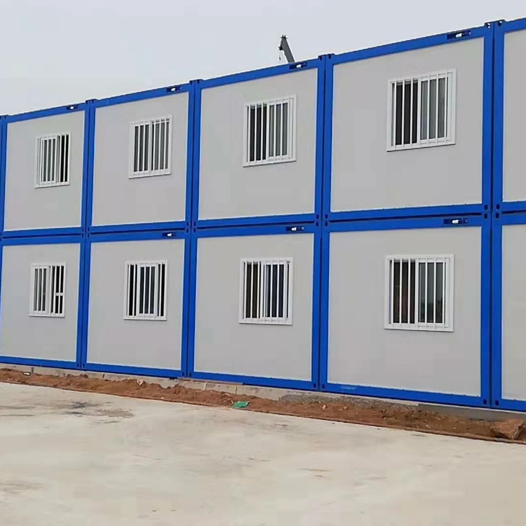 Custom Logo Prefabricated Waterproof Flat Pack Container House Light Steel Structure Flat Pack House For Sale