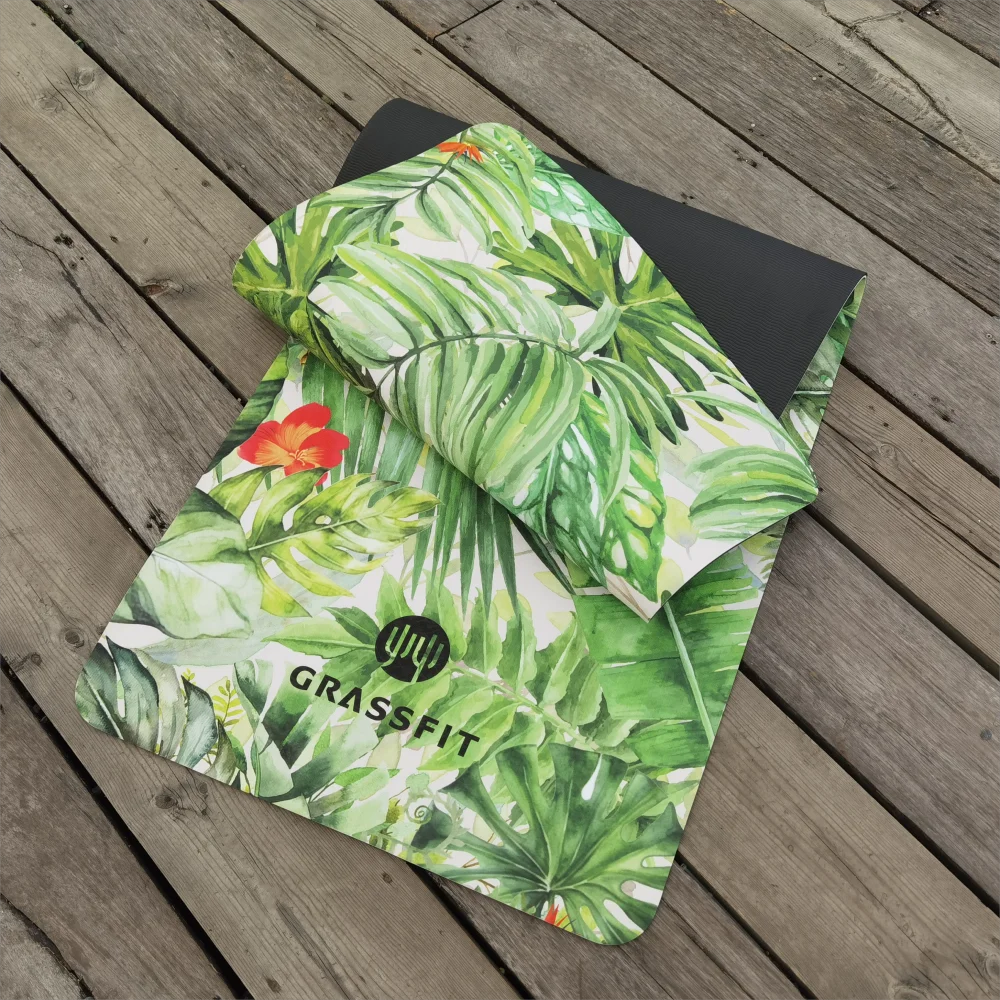 Eco friendly designer Non Slip Exercise Fitness customized printing 6mm Tpe Yoga Mat Pilates custom yoga mat for meditation yoga