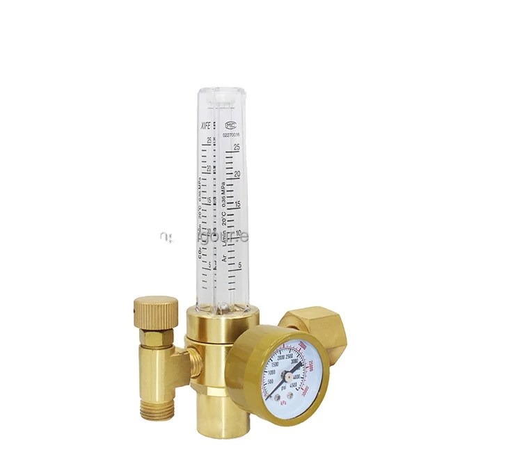 co2 argon Helium nitrogen air gas regulator with flowmeter
