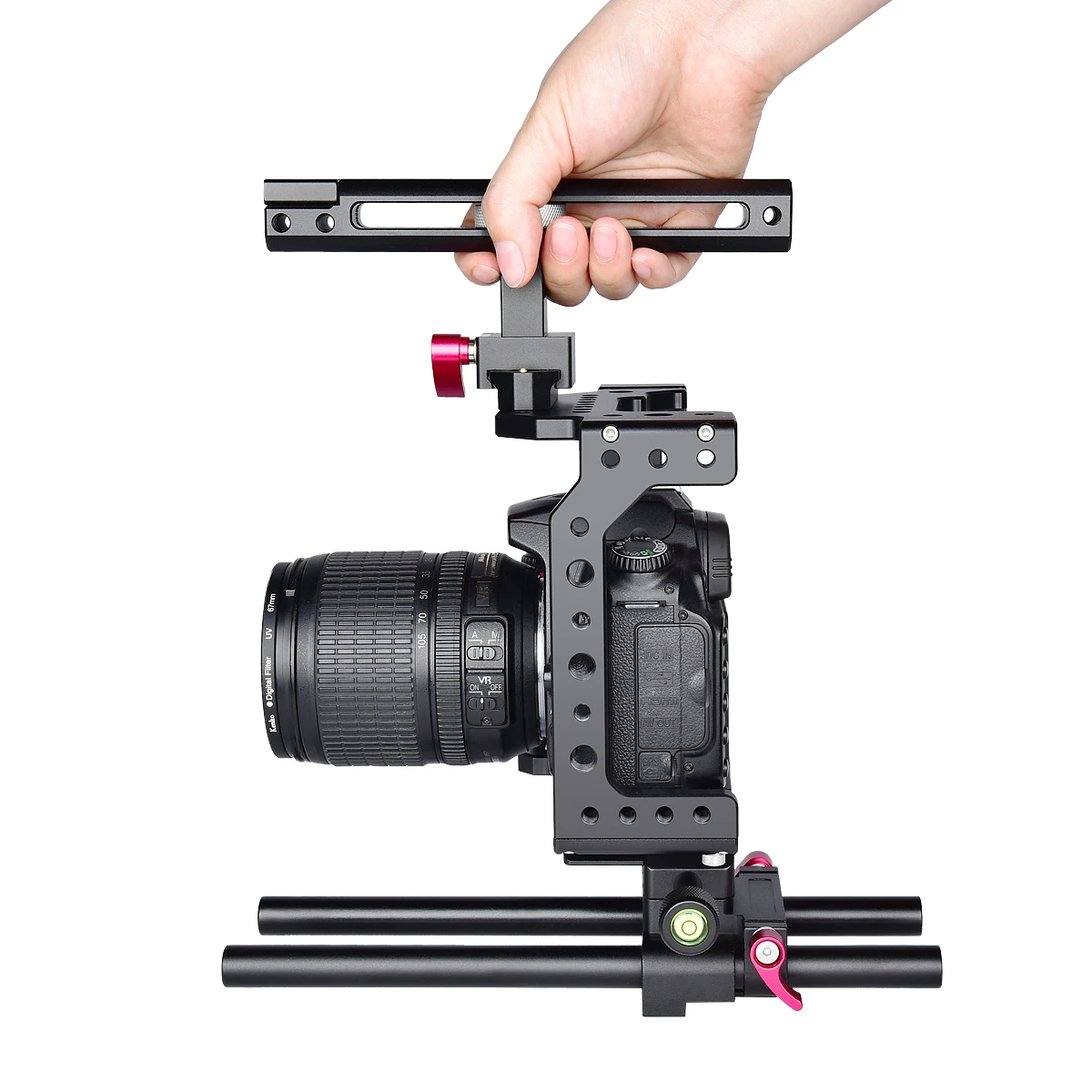 Оптовая продажа, профессиональный корпус из алюминиевого сплава для камеры DSLR для фотоаппарата Canon 5D