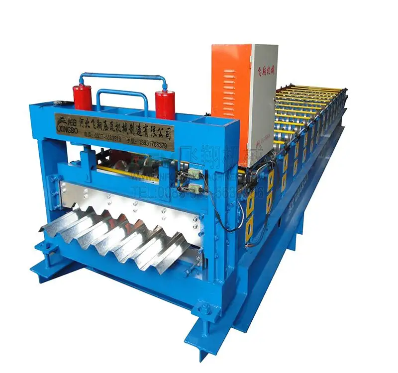 New Shallow Trapezoidal Dovetail Re-entrant Composite Profile Corrugated Metal Steel Structure Roll Forming Motor Pump