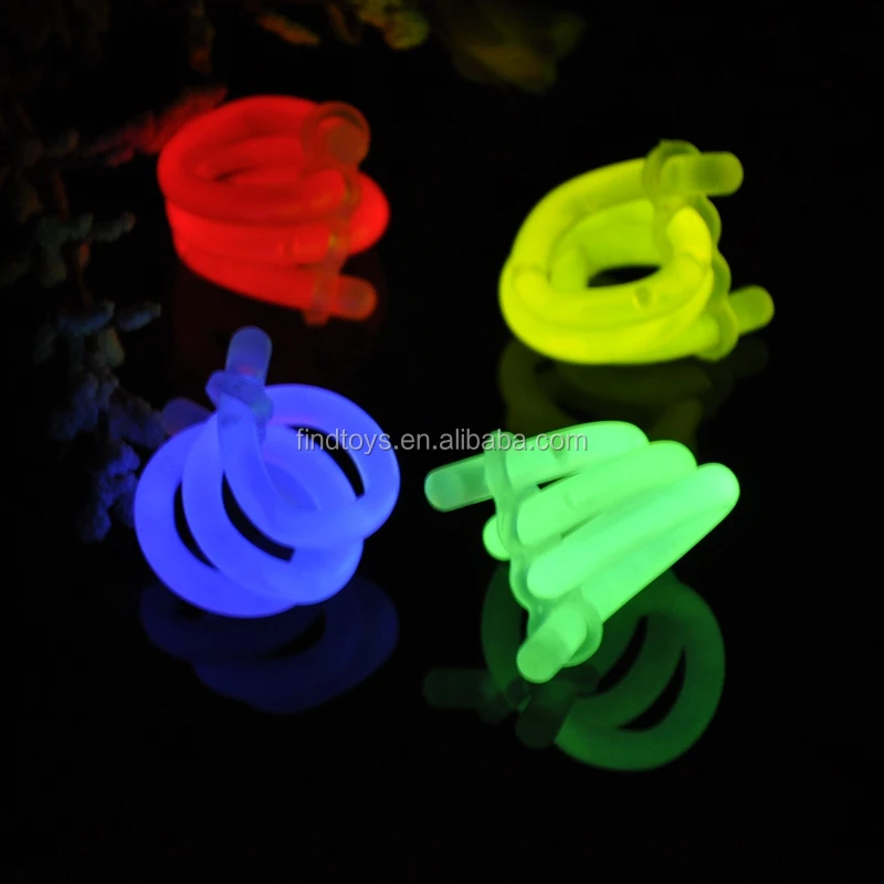 Chemical Glow Rings Multicolor Glow Stick Ring Light in the Dark Rings