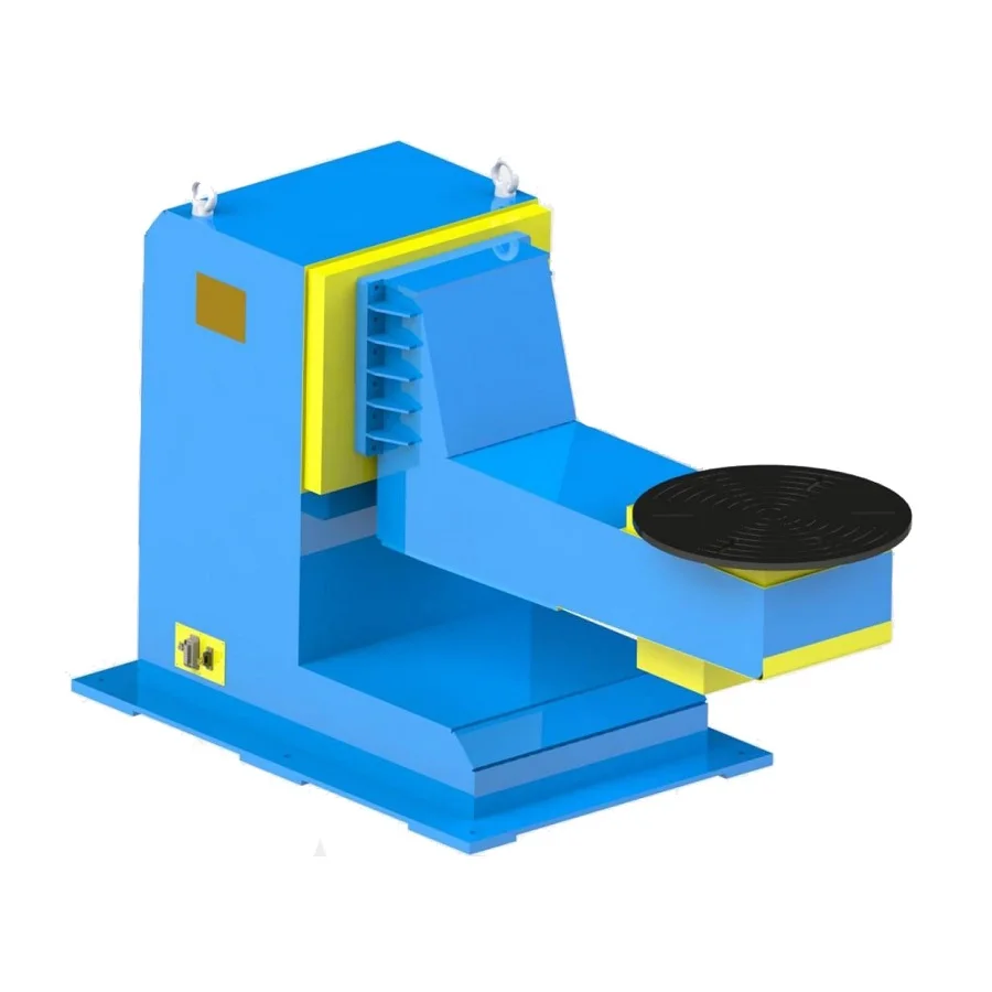 0-90 Degrees Rotary Table 300Kg Welding Positioner Chuck Safety