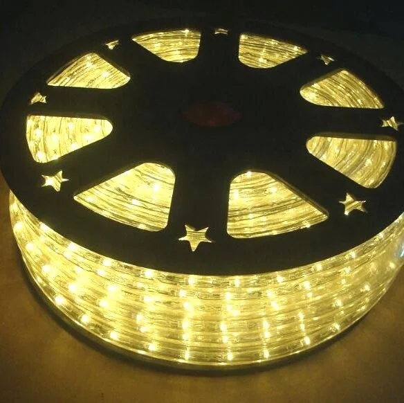 Rgb открытый круглый два провода 24v светодиодный неоновый гибкий свет веревки