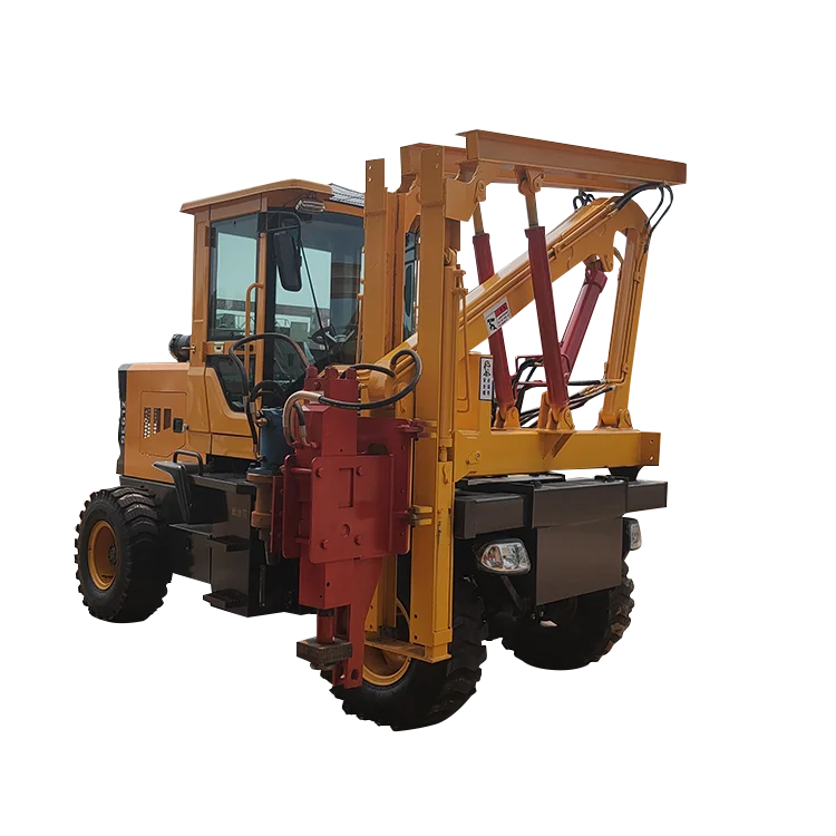 
Hot sale guardrail installation pile driving machine 