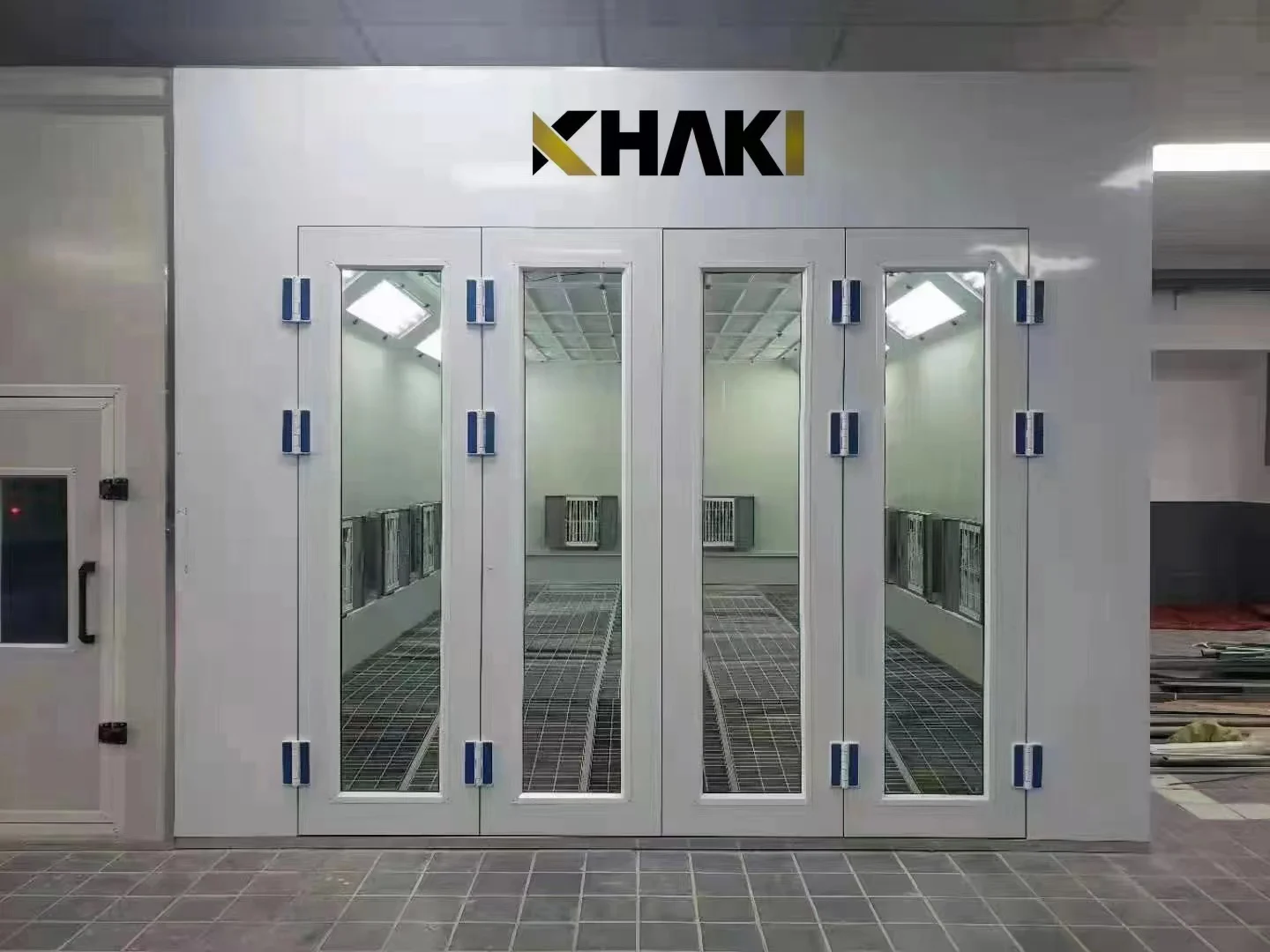 Hot selling factory Full set electric heating spray room car painting booth electronic spray booth