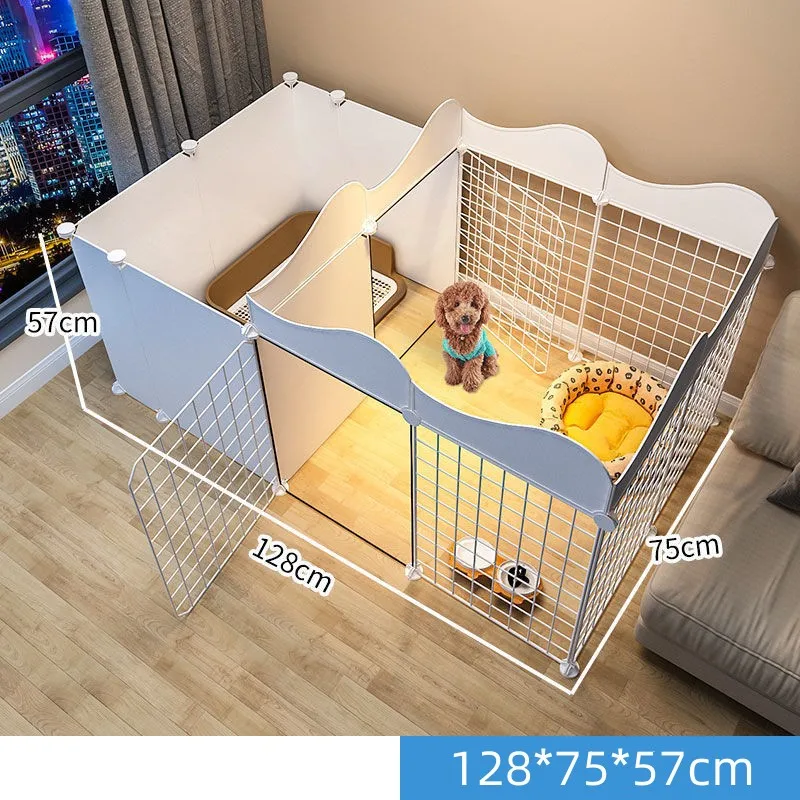Wholesale Dog Cage House Detachable Metal Fence Pets Dogs Enclosure Detachable Metal Fence