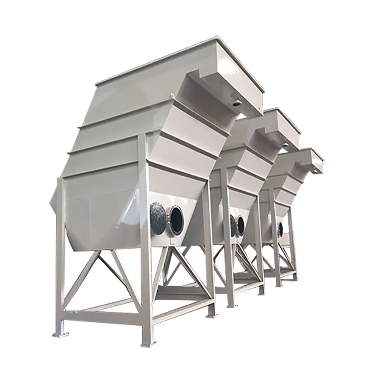 Lamella plates sedimentation tank for industrial water clarifier