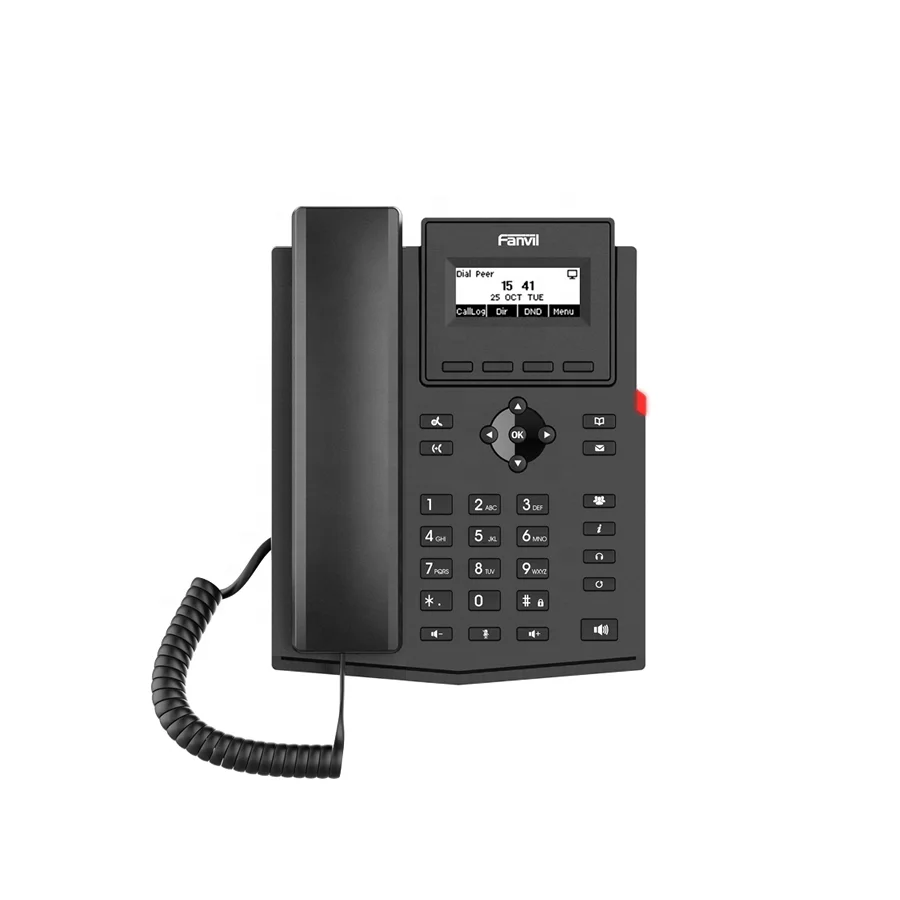 Fanvil X300 Series Business IP Phone X301G X301W ( Wifi )  Entry Level IP Phone VS Yealink SIP-T19 T19P E2 T21 T21 T30 T30P