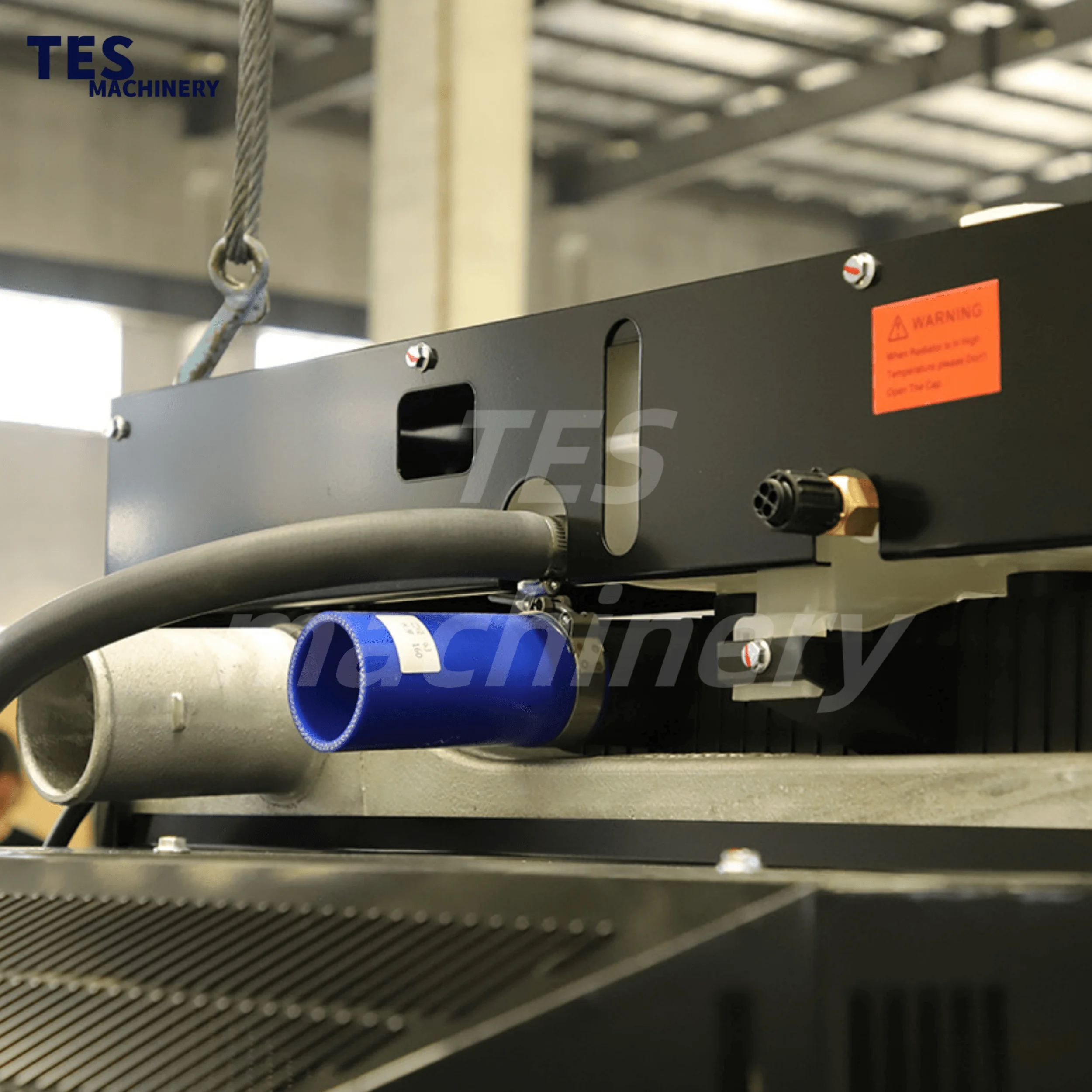 Customized industrial hydraulic oil cooler aluminum fin plate heat exchanger for Diesel generator set Cooling tank Radiator