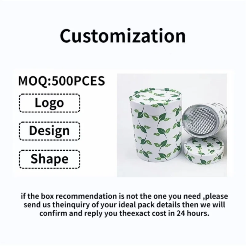 Wholesale Tins for Loose Tea Custom Logo Square Coffee Caddy Tin Can Packaging Box