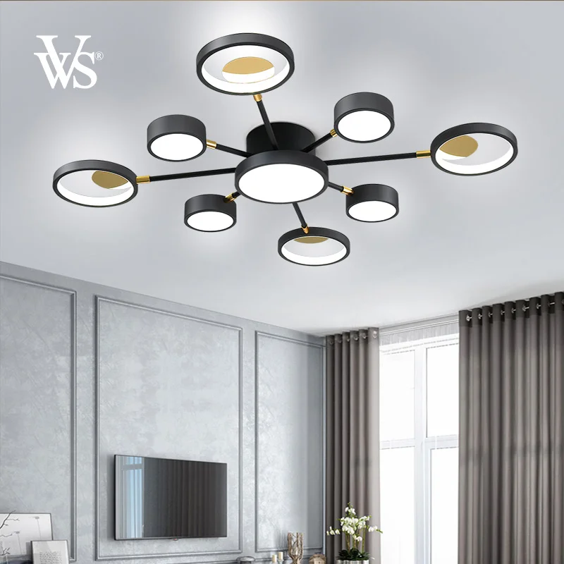New fashion design 60w dimmable light led surface lighting ceiling lamps for living room