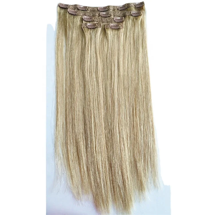 Real Indian Human Natural Hair Extensions Clip in Hair Extensions with Lace 100% Human Hair