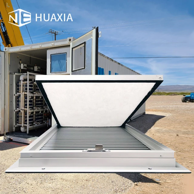 shipping container parts energy storage cabinet parts waterproof dust proof air ventilation metal panel louver