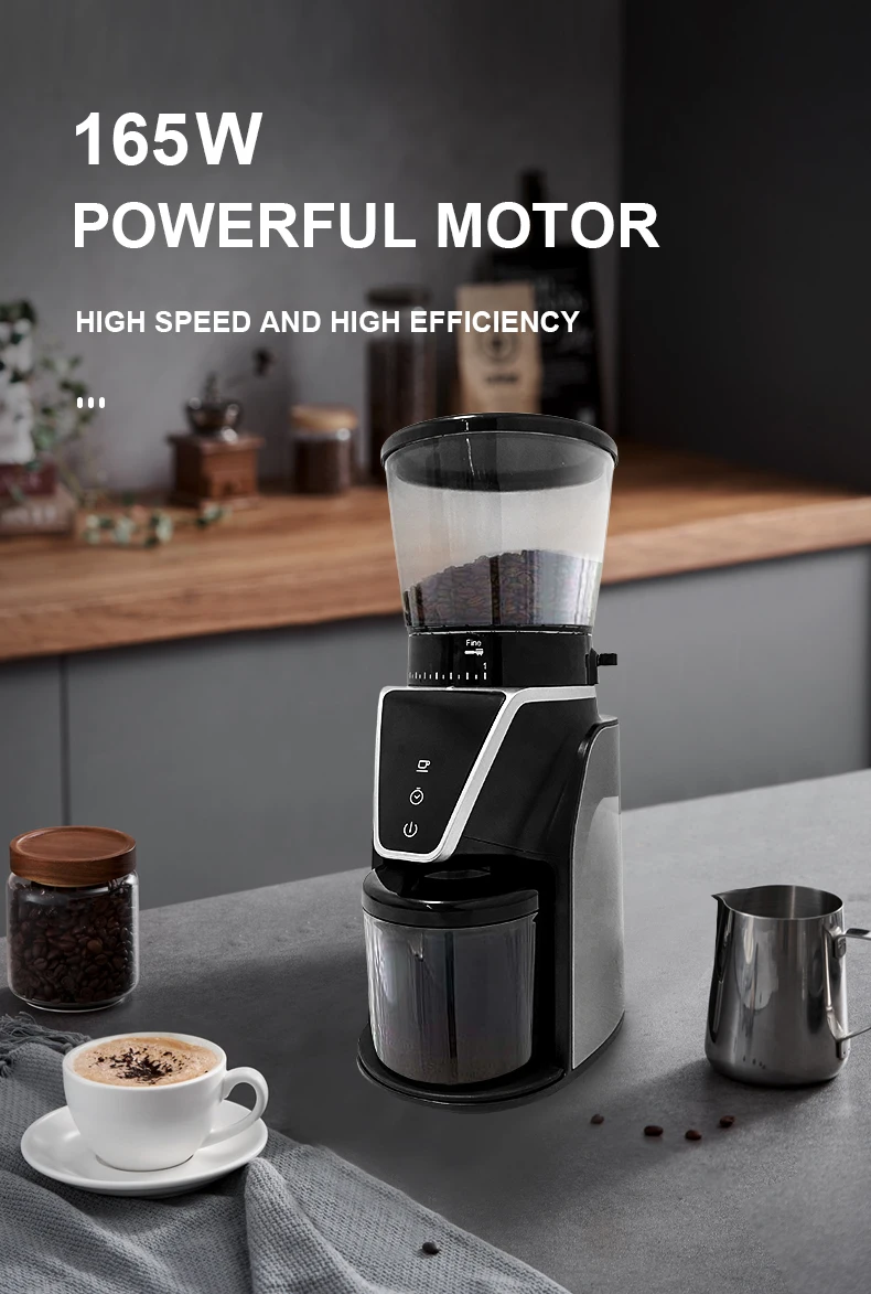 2023 Wholesale Factory High Quality Electric Professional For Home Coffee Grinders