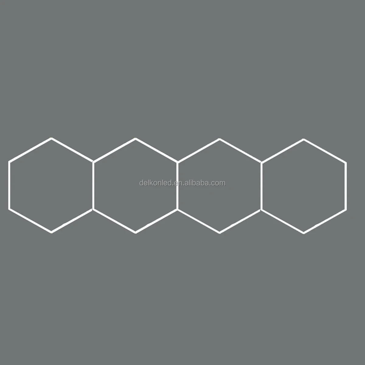 Delkon Residential Commercial Hexagon Lighting Led Garage Ceilling Light For Car Show Room Gym Basement