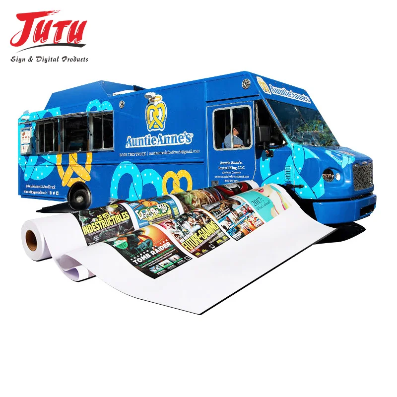 Eco Solvent Printing PVC Adhesive Vinyl Roll Wholesale Glossy Matte Printable Self Adhesive Vinyl