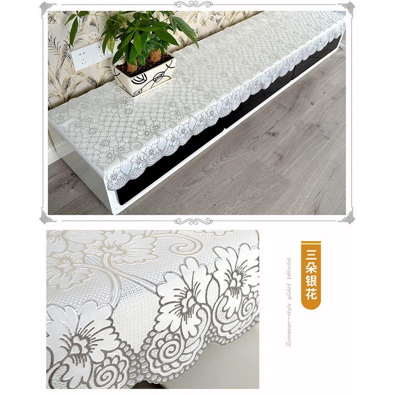 2023 hot sale Vinyl Gold/Silver doilies new color green