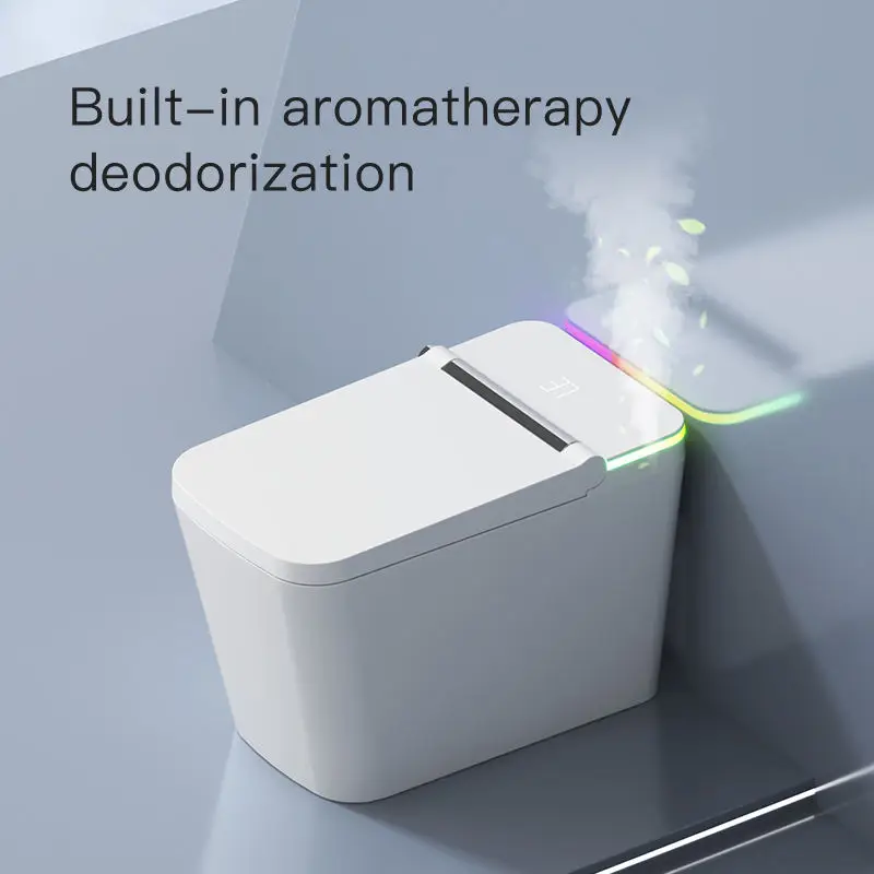 New Trend Modern Asian Ce Certificate Design Ceramic Electronic Elongated Smart Bidet Toilet for Home Sanitary Ware