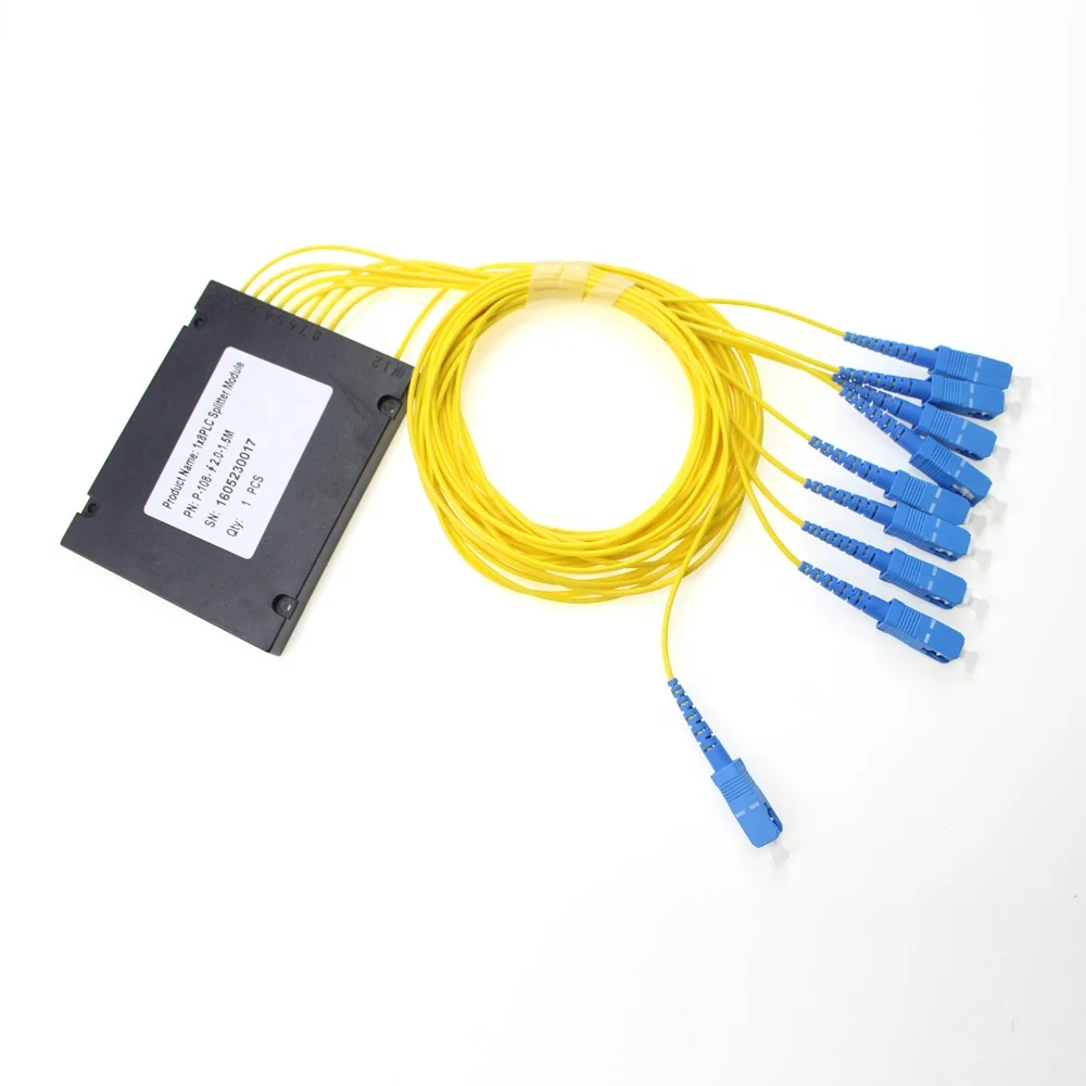 Telelcom spliter optic cassette PLC Optical modular 1*8 box Fiber splitter