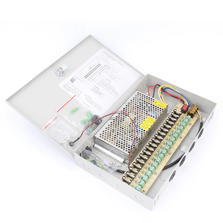 CCTV Блок питания 12v 20a 18ch