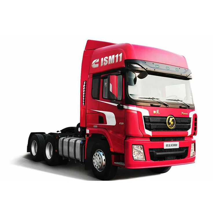Half a row 3 people air suspension driver seat 6x4 diesel euro 5 engine 440hp manual ABS A/C 12r22.5 tow tractor truck for sale