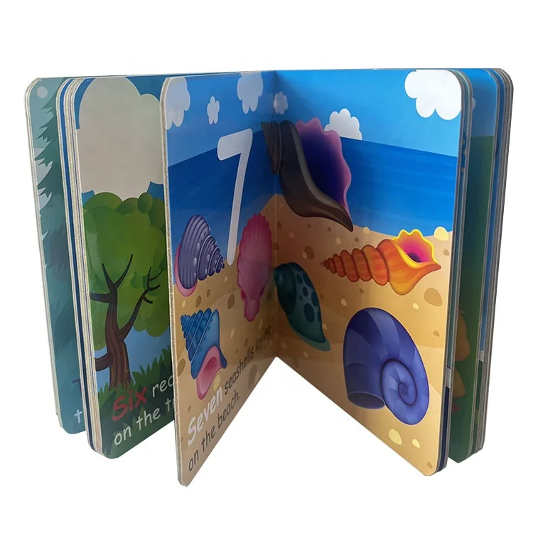 Cheap Price Custom Baby Board Book Printing Factory Customized Children Hard Board Book Print On Demand