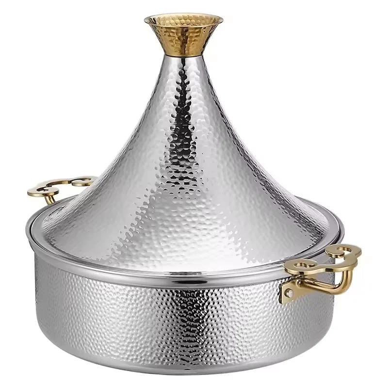 factory direct sale hotel good quality high volume Tri-ply Stainless Steel tagine pot acceptance OEM/ODM