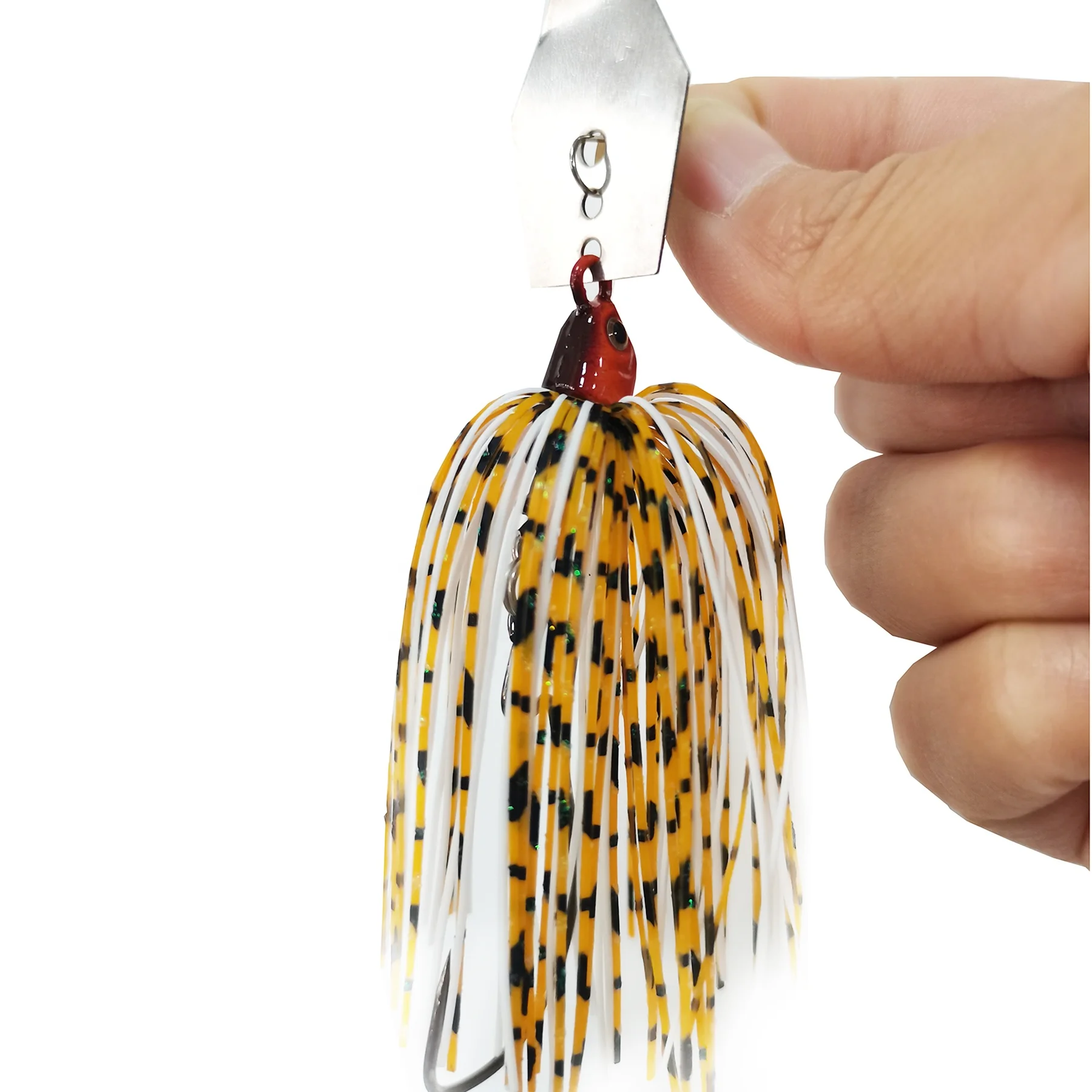 metal jig 12g 16g 20g Fishing bait skirt for bass lure kit spinner bait hard lure jig buzzbait sound rotating bait