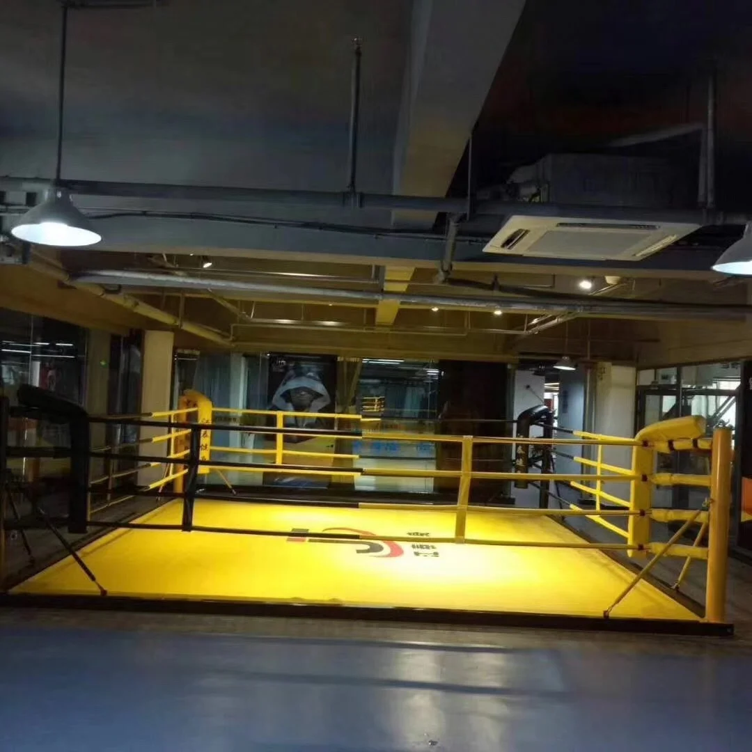 Good Quality MMA Floor Boxing Ring & Professional Stage Elevated Type Boxing Ring