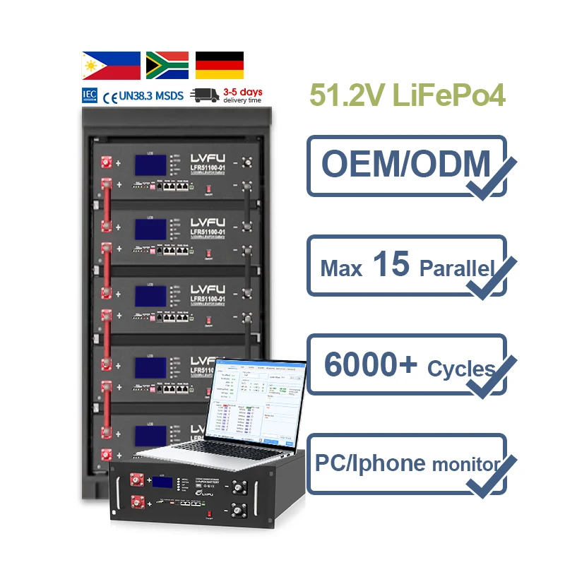 Литий-ионная аккумуляторная батарея Lifepo4 для дома 200 А/х