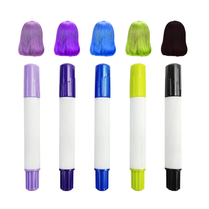 KHY Organic Toxic Non Permanent Magic Temporary Tinting Painting Colorful Life Toy Salon Rainbow Set Paint Colour Hair Chalk