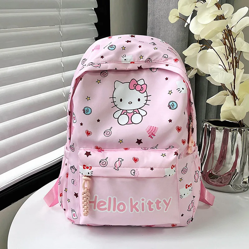 Kids School Bags Cute Cartoon Kitty -school Backpacks Set Waterproof Backpack