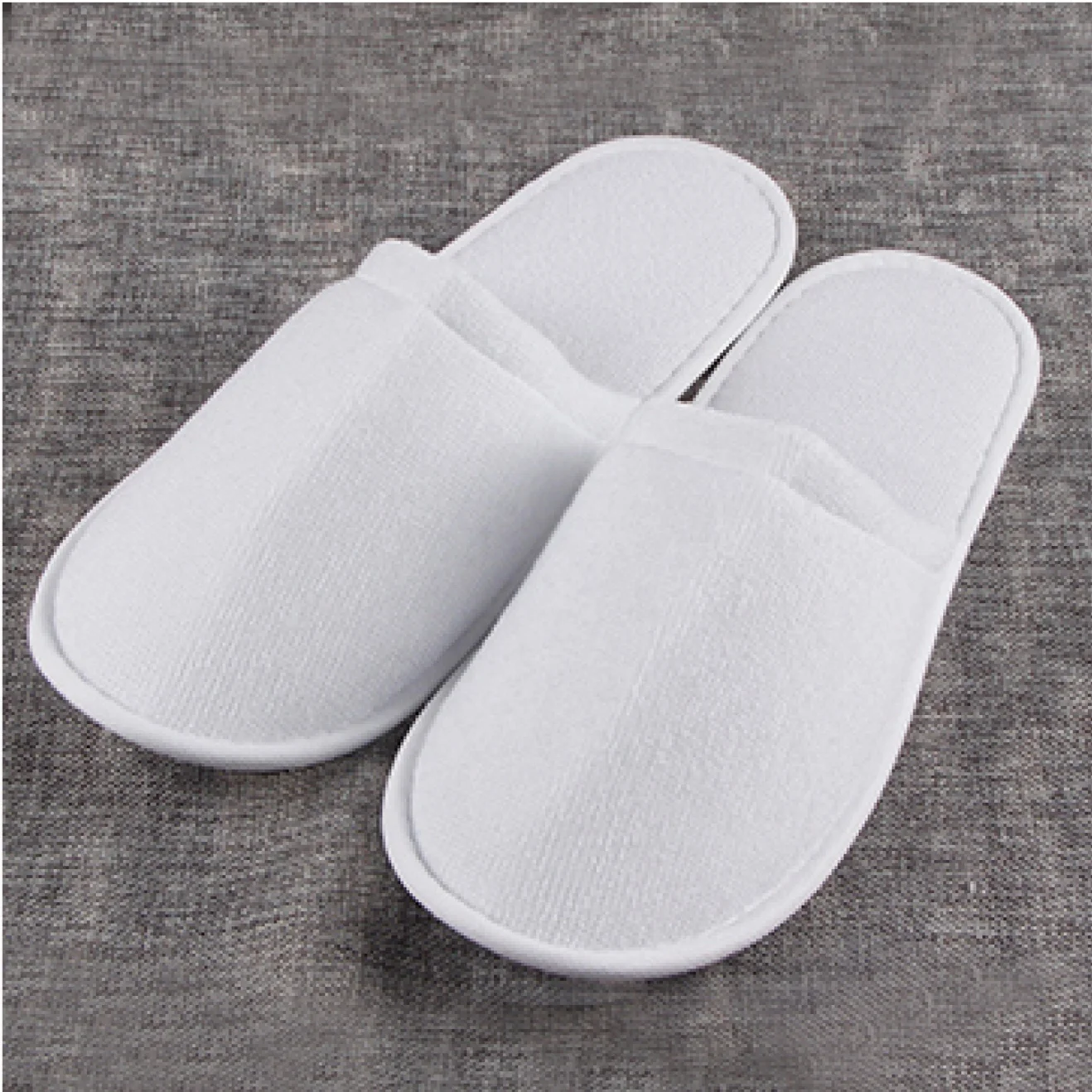 Closed Toe Terry Towel Hotel slippers Cheap Terry Cloth Slipper