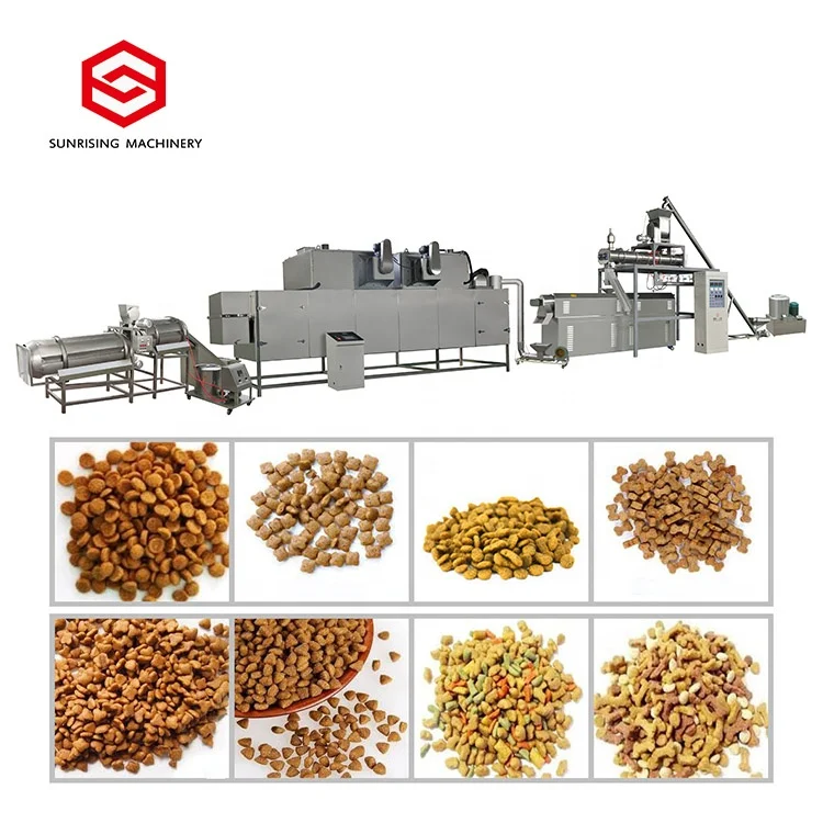 Inflated kibble small wet dog food machine extruder cat food machine pet food processing machine