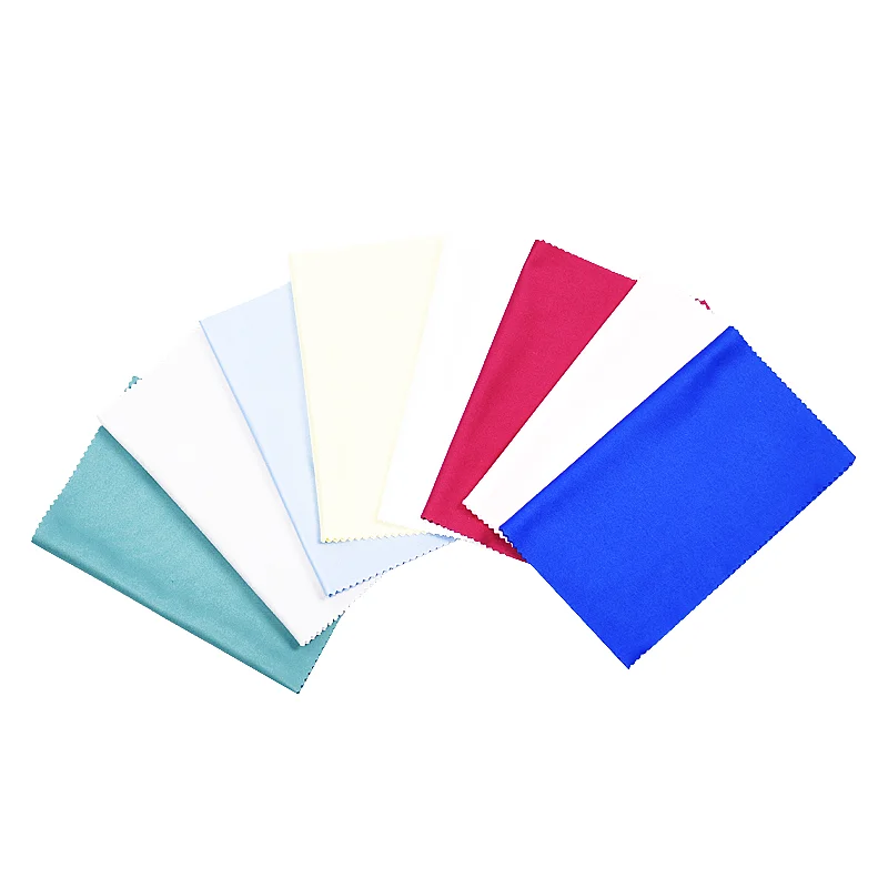 Wholesale Stock Optic Len Cloth Mixed Color Microfiber Cloth Glasses Branded Microfiber Lens Cloth for Glasses