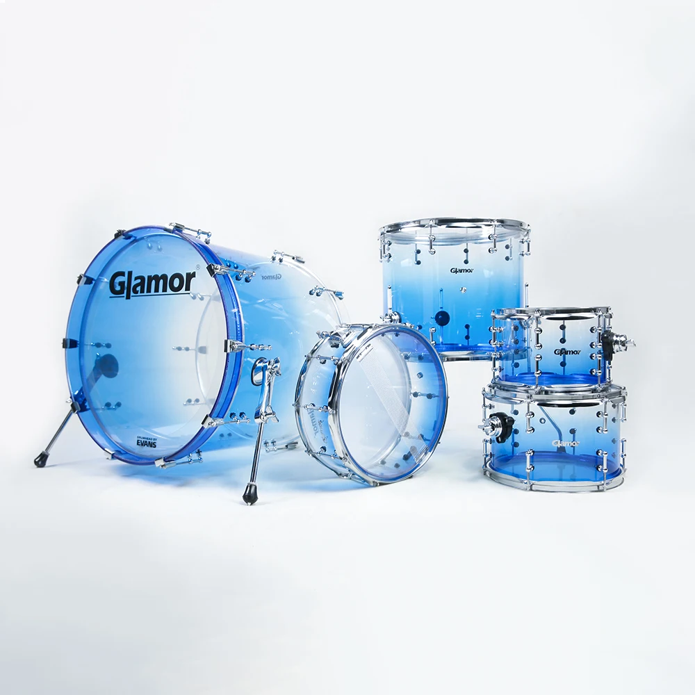 Glamor Drum Musical Instrument high-end professional Premium Series acrylic drum set professional drum kits