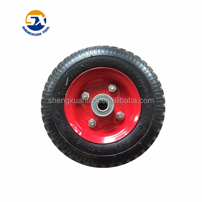Best seller steel rim dual wheelbarrow wheels