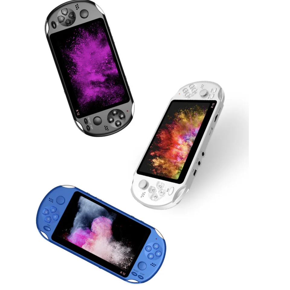 Игровые консоли X12 Plus 7 дюймов 5 1 дюйма X9 Pro высококлассная версия портативные Ретро игровые видеоплееры Double Rocker