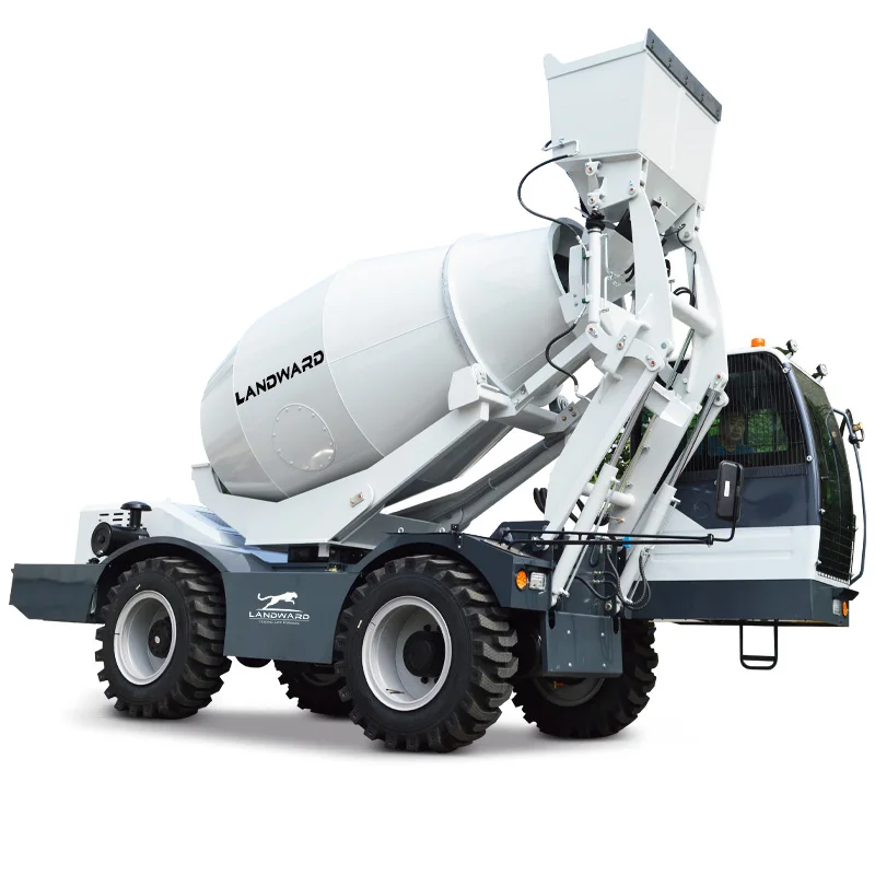 Factory Cheap Self Loading Concrete Mixer Mini Tractor 3 CBM Concrete Self Loading Mixer