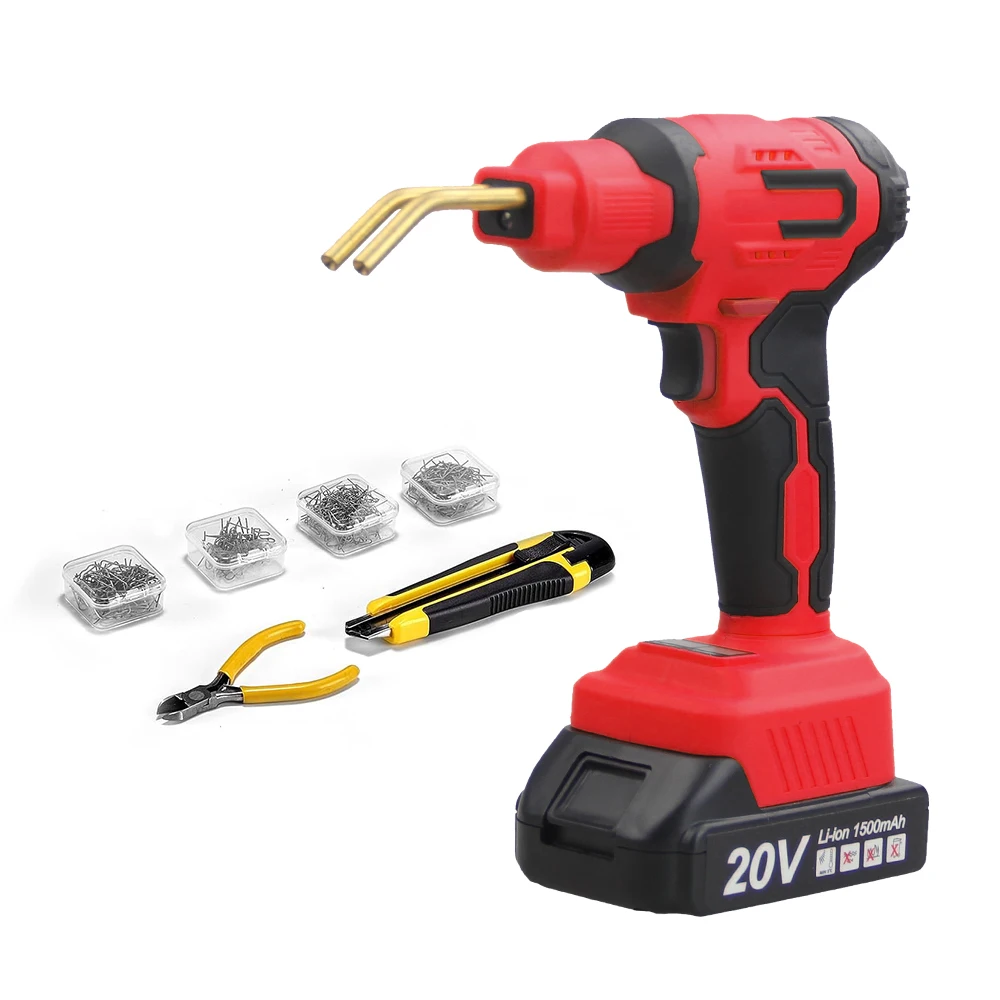 40W Lithium Battery Powered Portable Mini Car Bumper Repair Welding Machine Cordless Plastic Welder Gun