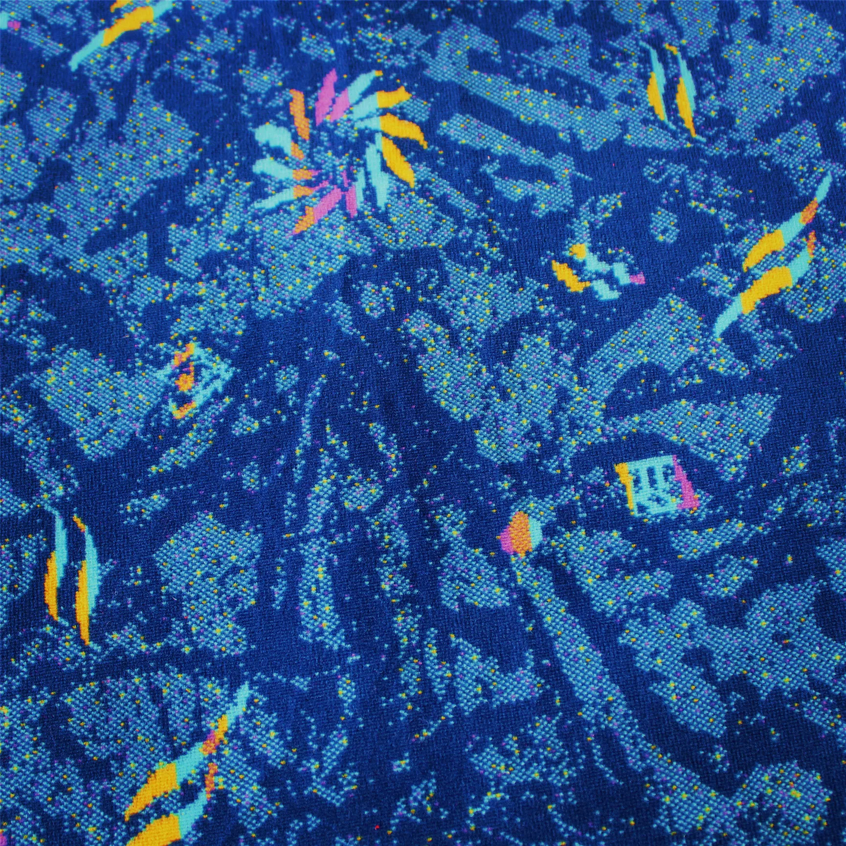 Or Bus Seat Jacquard Fabric for Sofa 2023 Bus Upholstery Fabric Velour Fabric Plain 100% Polyester Weft Knitted Around A4 Size
