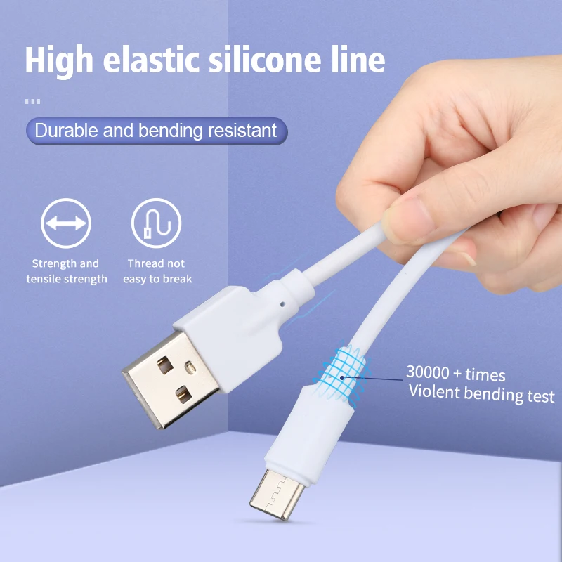 Usb Type C Cable Quick Charge Usb-c Fast Micro Charging Mobile Phone Data Cable for iphones