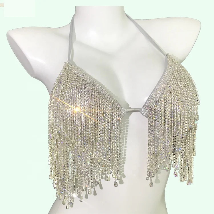 2021 Solid Swimsuit Diamond  Bikini Set Push Up Shiny Triangle Micro sexy 2 piece set Swimwear for Lady Women bathing suit