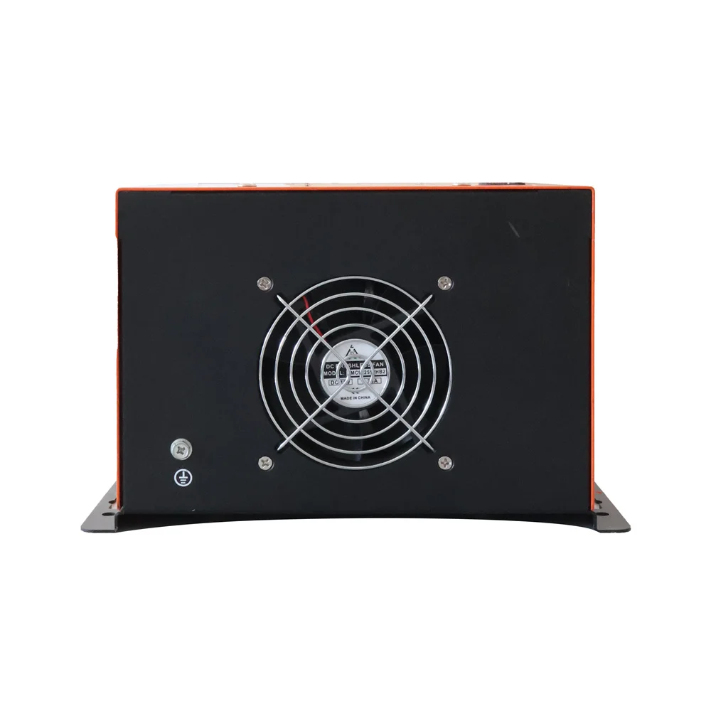 CE ROHS LCD Display dc to ac 24v 48v 230v 6000w low frequency pure sine wave hybrid solar inverter with lithium battery charger