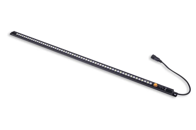 Waterproof Linear LED Light Bar Fixture w/ DC Barrel Connector and On/Off Button