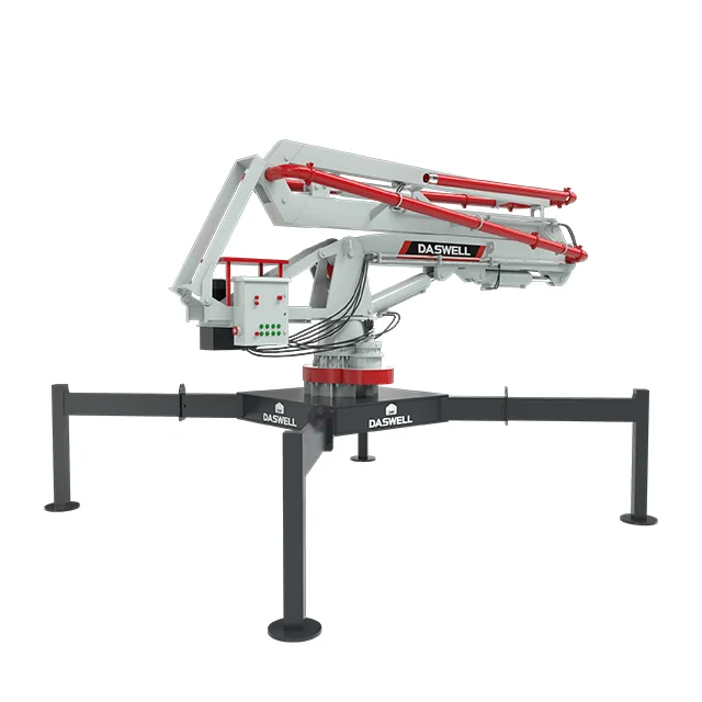 15  meters Hydraulic Mobile Concrete placing boom