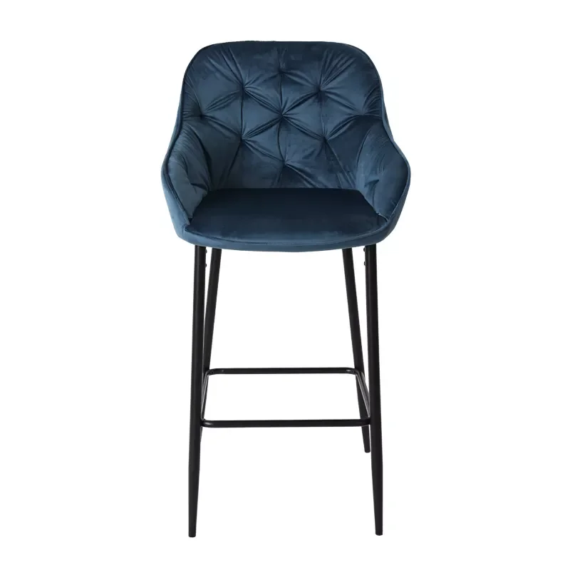 Wholesale velvet Bar Stool chair Furniture for Hotel Restaurant Bar home bar chair